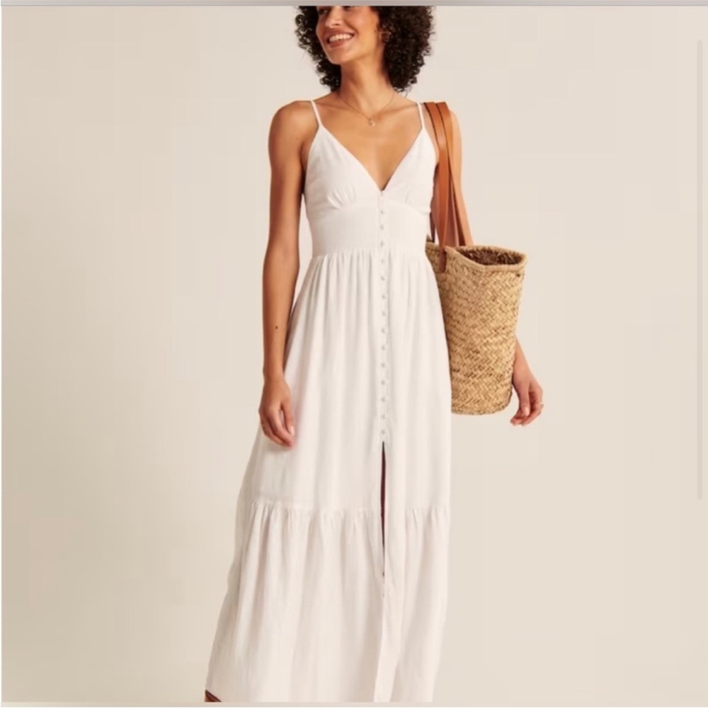 NWT Abercrombie Button Down Maxi Dress